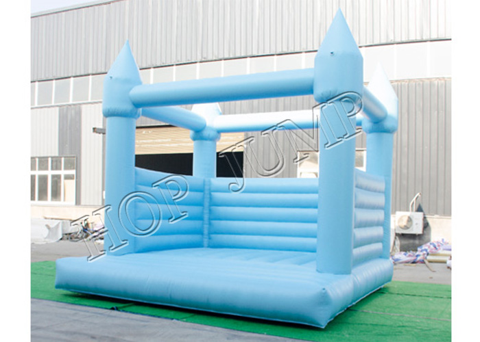 Blue Color 13ft*13ft Inflatable Bounce House Macaron For Wedding