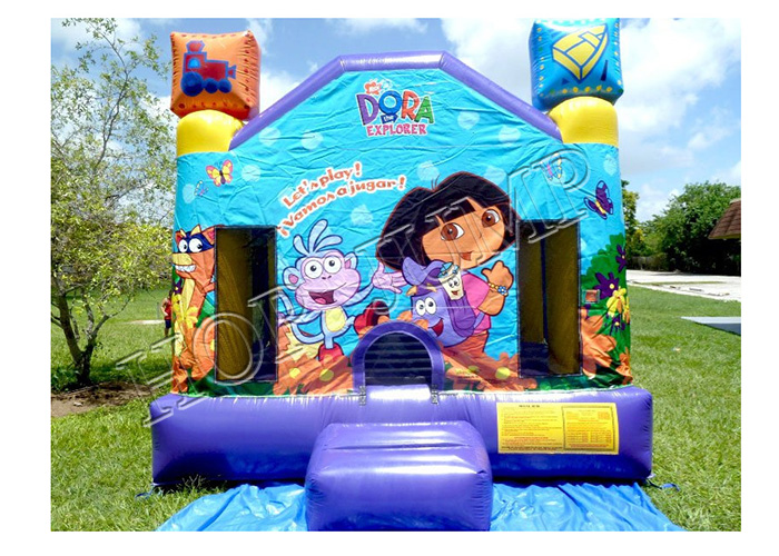 Commercial PVC Kids Inflatable Bouncing Castle For Happiness