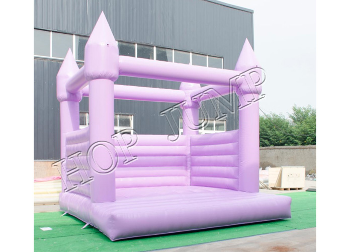 13ft Purple Inflatable Bounce House Customized Design For Festival Birthday Wedding Use Bouncy Castle