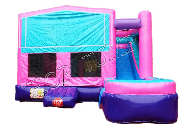 4 Stitching PVC Tarpaulin Inflatable Bounce Combo For Kids