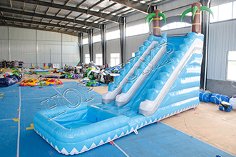 MWS-30 Summer 18ft Inflatable water slide water park inflatable water slide for kids