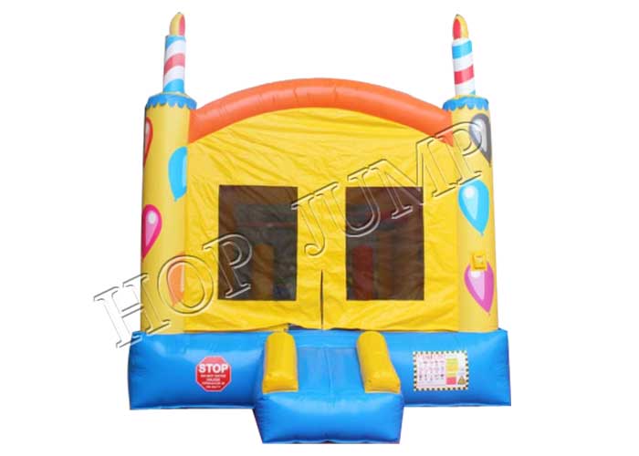 Birthday Cake Inflatable Bounce House For Birthday Party