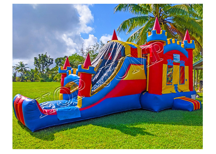 High Quality 0.55mm PVC Kids Inflatable Bounce Combo Inflatable Backyard