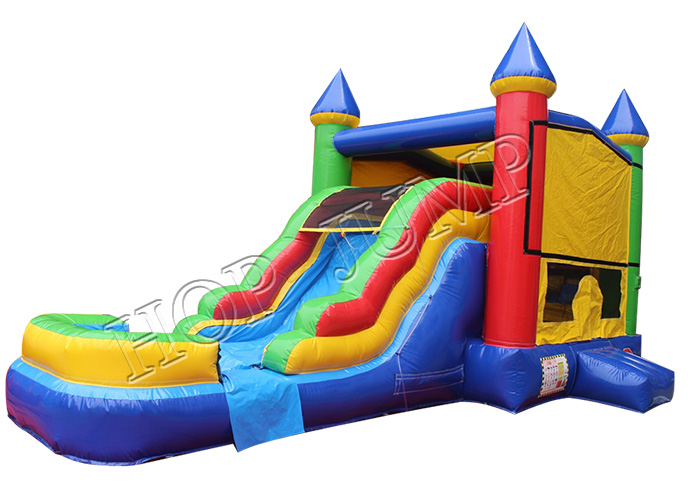 China Factory Commercial Inflatable Colorful Inflatable Bouncy Castle Combo
