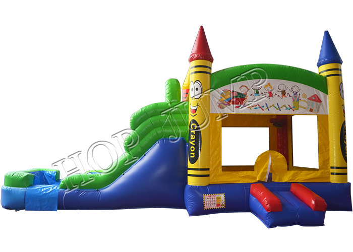 Inflatable combo jumping bouncy castle bounce house slide combo