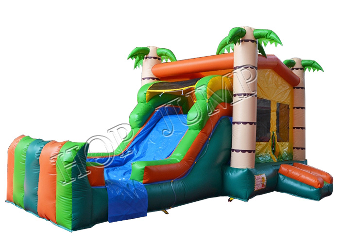 Palm Tree Inflatable Bounce Combo Slide
