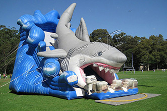 MWS-45 shark inflatable water slide for children adults