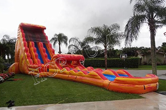 MWS-40 commercial use adult giant size inflatable water slide for rental business