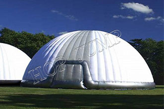 PVC blow up inflatable dome tent for camping outdoor