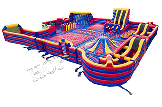 giant size inflatable theme park inflatable playground for kids adults