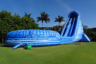 MWS-28 kids inflatable slide largest inflatable water slide with pool