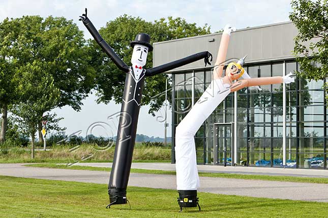 New design  5m /6m/ 7m/8m advertising  air  dancer man advertising sky dancing man inflatable