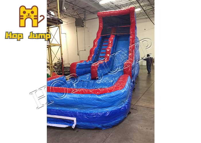 MWS-13 18ft blue marble wet dry slide commercial use outdoor water party