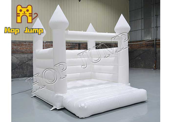 Outdoor White Inflatable Wedding Jumper Bouncer Castle House