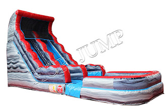 MWS-23 slide inflatable grey color marble PVC inflatable water slide customized