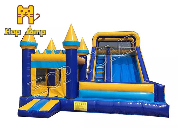 Hot sale PVC inflatable castle with giant slide